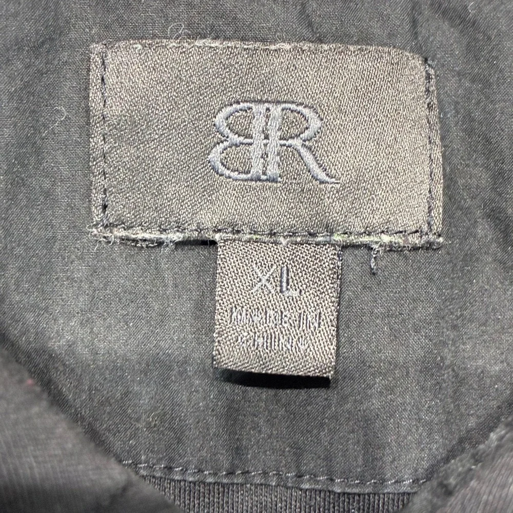 Banana Republic Polo Shirt‎ Mens XL Charcoal Gray Short Sleeve Utility Pockets